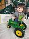 Danbury Mint Charlie John Deere Farm Doll With Tractor
