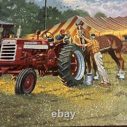 Dave Barnhouse, Horsepower, Original, Framed, 27 X 40, Artist Signed, Excellent