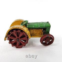 Dinky Toys 22E FARM TRACTOR Green Yellow 1930's Meccano England RARE