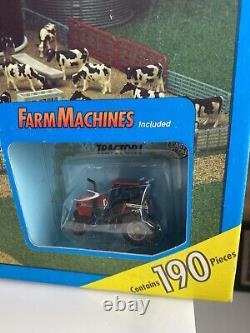 ERTL Farm Country House Barn Set 4230 1/64 Hobby Animal 1991 Cow Tractor