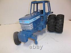 ERTL Ford TW-15 Tractor 112 Rubber Tires Dually Blue USA (For PARTS or REPAIR)