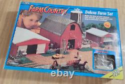 Ertl Farm Country Deluxe Farm Set 1/64 Open Box Incomplete