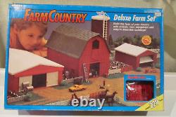 Ertl Farm Country Deluxe Farm Set 1/64 Plastic Farm Set Replica Collectible