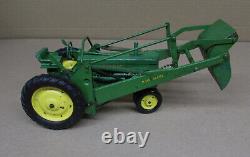 Eska John Deere 60 Tractor With Loader Complete Old Farm Toy 1/16