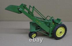 Eska John Deere 60 Tractor With Loader Complete Old Farm Toy 1/16