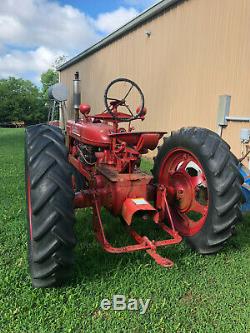 Farmall H Tractor New brakes, rebuilt carb, new ignition runs great side pto