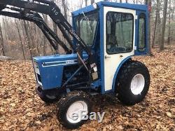 Ford 1300 Diesel Hydrostatic 4x4 Compact Tractor + Loader + Heated Cab