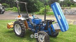 Ford 1510 4wd Tractor with 255 hrs, 770B Loader, 5 ft Tiller, Post Hole Digger