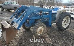 Ford 1600 Loader 4x4 tractor compact Diesel 3 point hitch Low hrs new tires