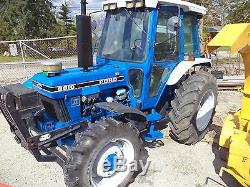 Ford 6610 tractor diesel 4x4 drive, cab, air, PTO, three point hitch