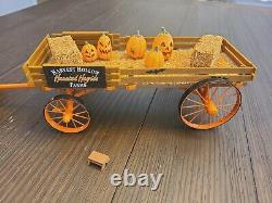 Franklin Mint Halloween Farm Tractor With Wagon Harvest Hollow Farms Farmall H