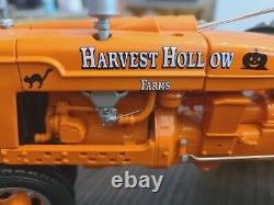 Franklin Mint Halloween Farm Tractor With Wagon Harvest Hollow Farms Farmall H