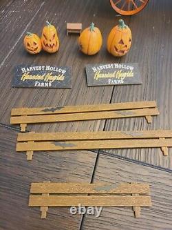 Franklin Mint Halloween Farm Tractor With Wagon Harvest Hollow Farms Farmall H