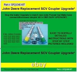 ISO (Pioneer) quick coupler conversion for John Deere 10-40 series Tractors