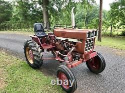 International Harvester 274 Offset Diesel Tractor And Cultivator Rare IH Farmall