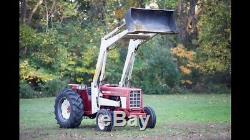 International farm tractor 574 67hp heavy duty with loader only 4000 hours