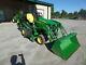 JOHN DEERE 1025R 4WD LDR BACKHOE BELLY MOWER 2019 With 64 HRS! EXC. COND