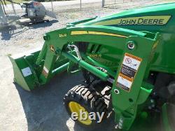 JOHN DEERE 1025R 4WD LDR BACKHOE BELLY MOWER 2019 With 64 HRS! EXC. COND