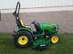 JOHN DEERE 2032R 4WD COMPACT TRACTOR 62D MOWER HYDRO LIFT With 439HRS VERY NICE
