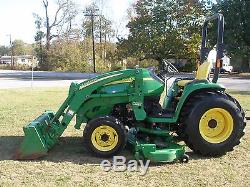 John Deere 3320 4 X 4 Diesel Loader Mower Tractor