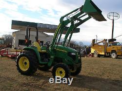 John Deere 4120 4 X 4 Loader Tractor