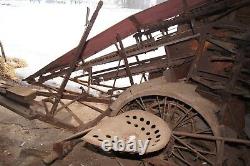JOHN DEERE Antique Corn Binder Farm Implement machinery for tractor