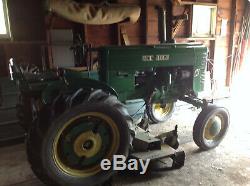 JOHN DEERE M TRACTOR With attached Woods L59 Belly Mower JUST REDUCED