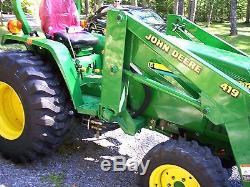 John Deere Tractor 790 4 Wheel Drive With 419 Front Bucket 30 HP Diesel 268hr