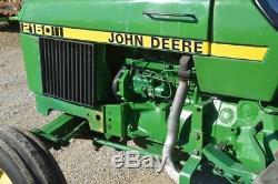 John Deere 2150 diesel tractor with hydraulic remote hook up