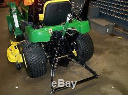 John Deere 2210 Tractor 4WD WithLoader and 62 Belly Mower 22HP Diesel Mint