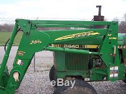 John Deere 2440 2wd Tractor With Jd 542sl Loader Exc Cond