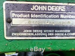 John Deere 2550 cab/air loader