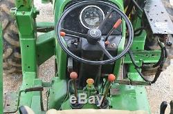 John Deere 2550 tractor with 245 loader 4x4