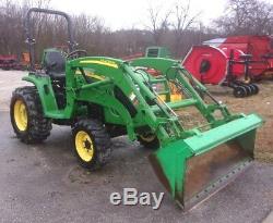 John Deere 3320 4x4 with JD 300 CX Loader FREE 1000 MILE SHIPPING