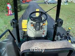 John Deere 3320 Tractor, Factory Cab, 4x4, Hydro, Snowblower Loader Snowplow