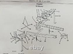 John Deere 38 Sickle Mower H 11241 bracket LH number 24 on diagram
