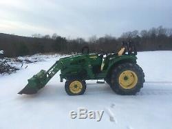 John Deere 4052R Compact Utility Tractor With H180 73 Loader 560hrs