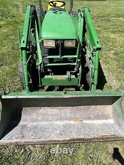 John Deere 4300 4x4 Tractor With Loader Hst- Runs and Looks Great