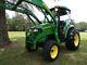 John Deere 4720 Cab Tractor and Loader E-Hydro HST 66HP Turbo 4X4