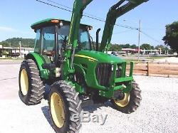 John Deere 5083E Tractor Cab with JD 553 Loader 4x4 Can Ship $1.85 per mile
