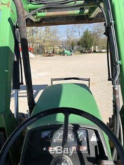 John Deere 5200 Diesel Tractor 4x4 With Front Loader And Bucket
