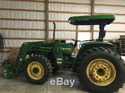 John Deere 5510 Tractor, MFWD & 541 Loader with 3 Attachments