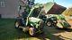 John Deere 855 Tractor with Loader and Belly Mower