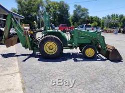 John Deere 870 4x4 Tractor/Loader/Backhoe