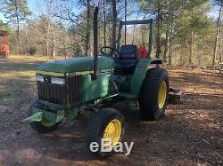 John Deere 870 Diesel Farm Tractor with Free Mower PTO Attachment