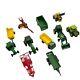 John Deere Matchbox Green Red Yellow Loader Tractor Farm Equipment Toy Lot Of 11