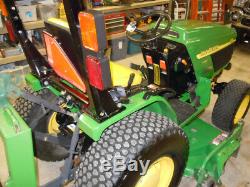 John-deere-tractor 4110 Hydo static drive, 4 wheel drive, Yanmar Diesel