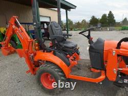 KUBOTA BX23S 4WD LDR BACKHOE FORKS POST HOLE DGR 2019 With 70 HRS! EXC. COND