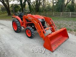 KUBOTA L3301 Compact Farm tractor with LA525 Loader 4X4 DIESEL QUICK ATTACH