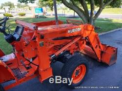 KUBOTA L3650 GST Tractor LA650 Loader 60 Bucket 3497Hrs 4WD DIESEL 40HP NICE